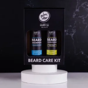 Rolda - Kit Champú y Acondicionador Para Barba Limpieza e hidratación diaria con aroma masculino. Ideal para barbas, suaves y sin frizz.